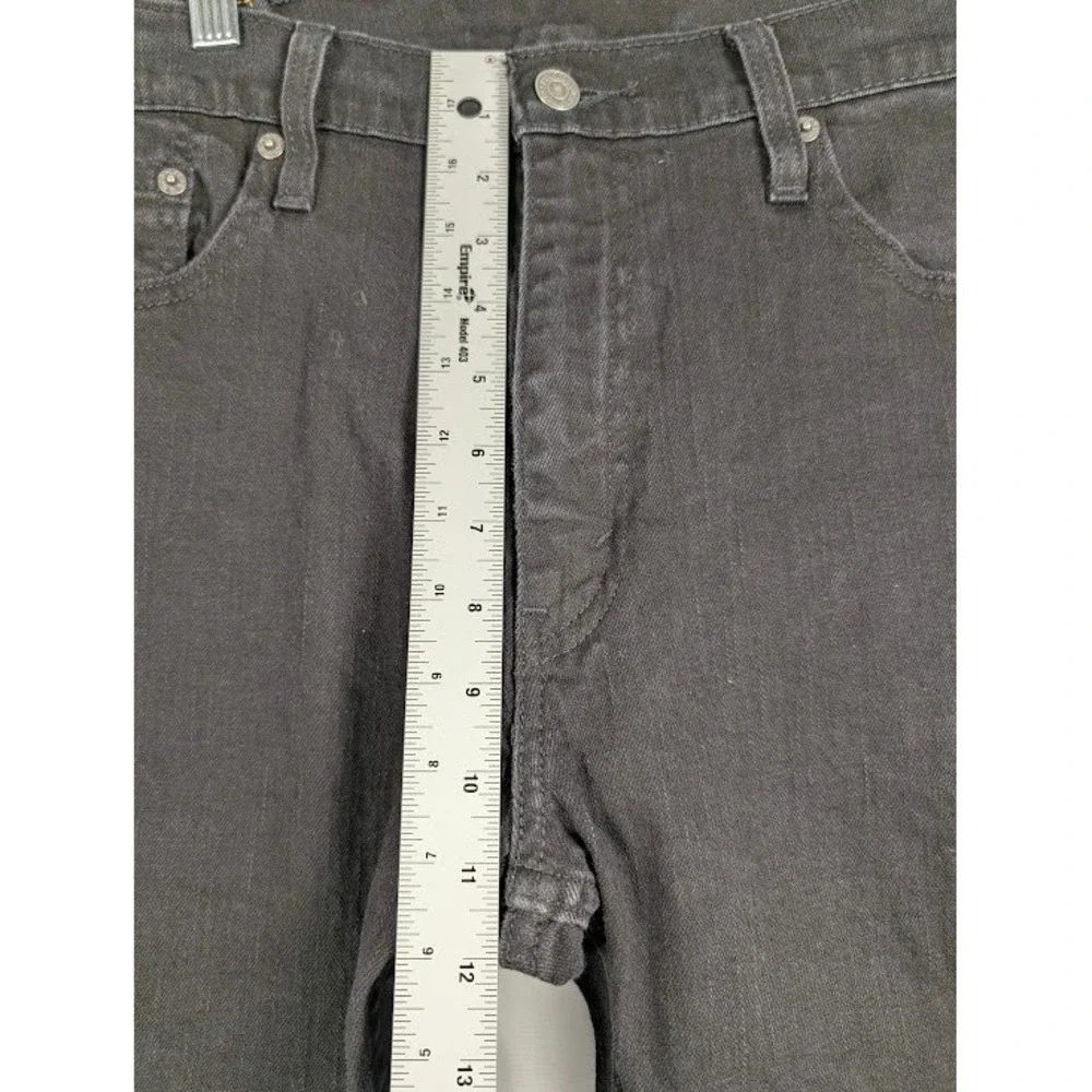 Levis 559 Relaxed Straight Jeans Mens 36x32 (36x30) Black‎ Tonal Stitch Stretch
